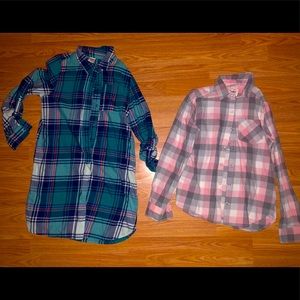 Kids ! Size 14 girls flannels